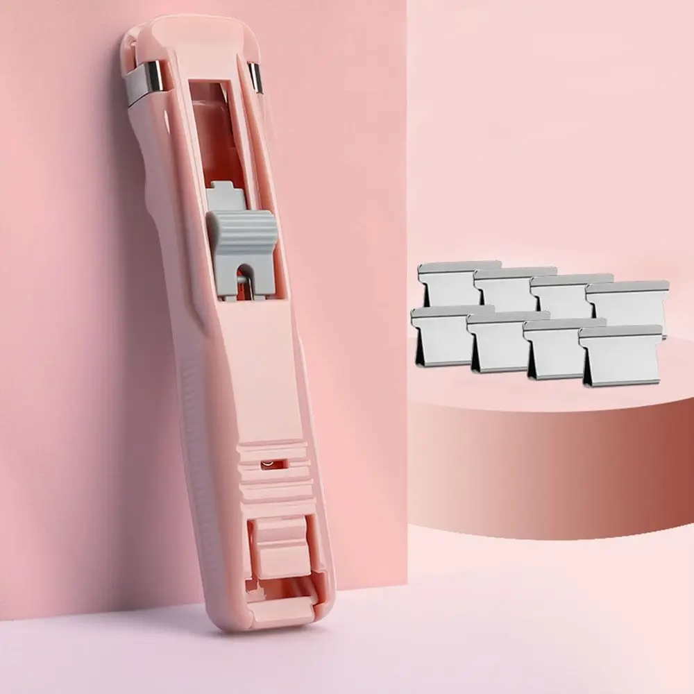 Penjepit Tekan Logam Dapat Digunakan Kembali Penjepit Kertas Penjepit Pengatur Pelekat Kertas Penjepit Tekan Alat Tulis Kantor