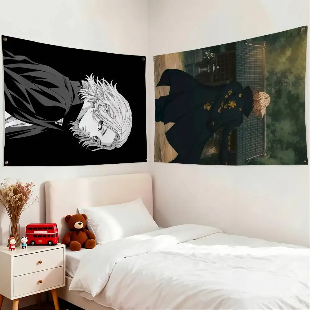 Tokyo Revengers Mikey Flag Suitable For Party Club Outdoor Interior Wall Decoration Banner Fans Gift