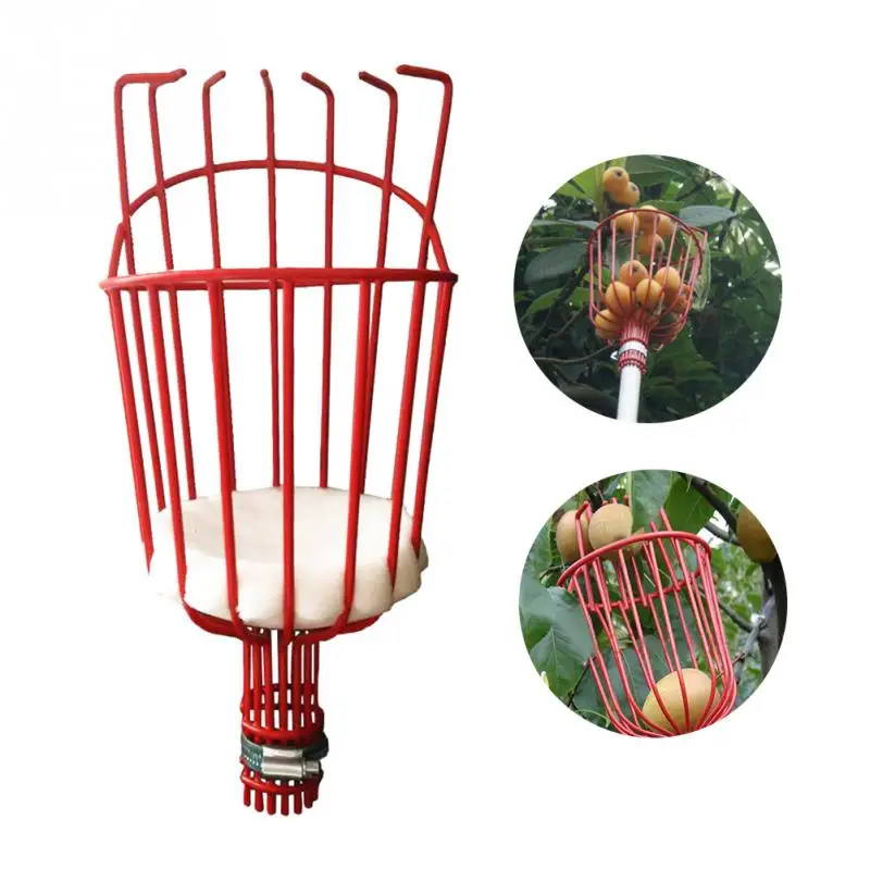 

Metal Garden Hand Fruit Picking Tool Only Harvest Basket Fruit Picker Head