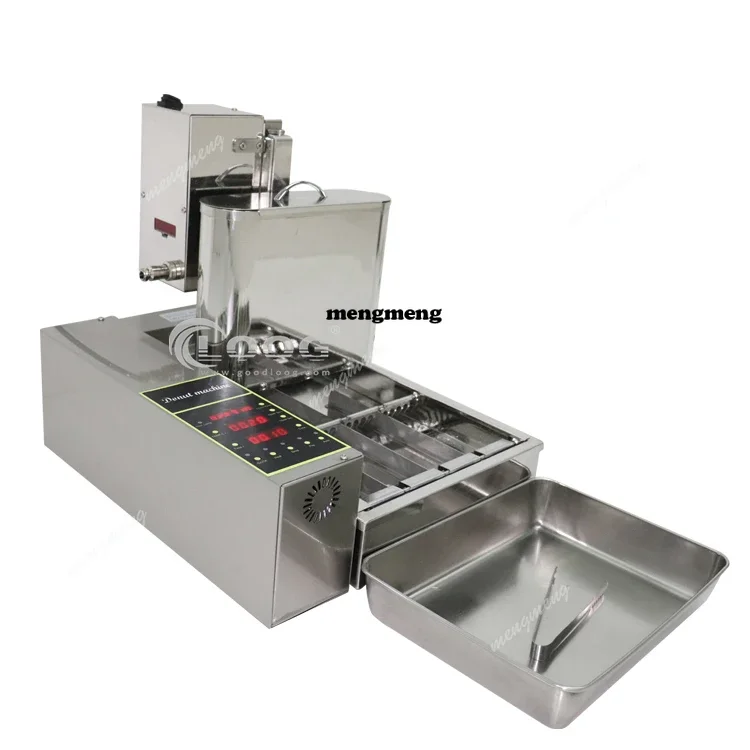 E132 Automatic 4 Row Donut Fryer Maker Electric 110V 220V Doughnut Making Equipment Factory LBD4 Commercial Mini Donut Machine