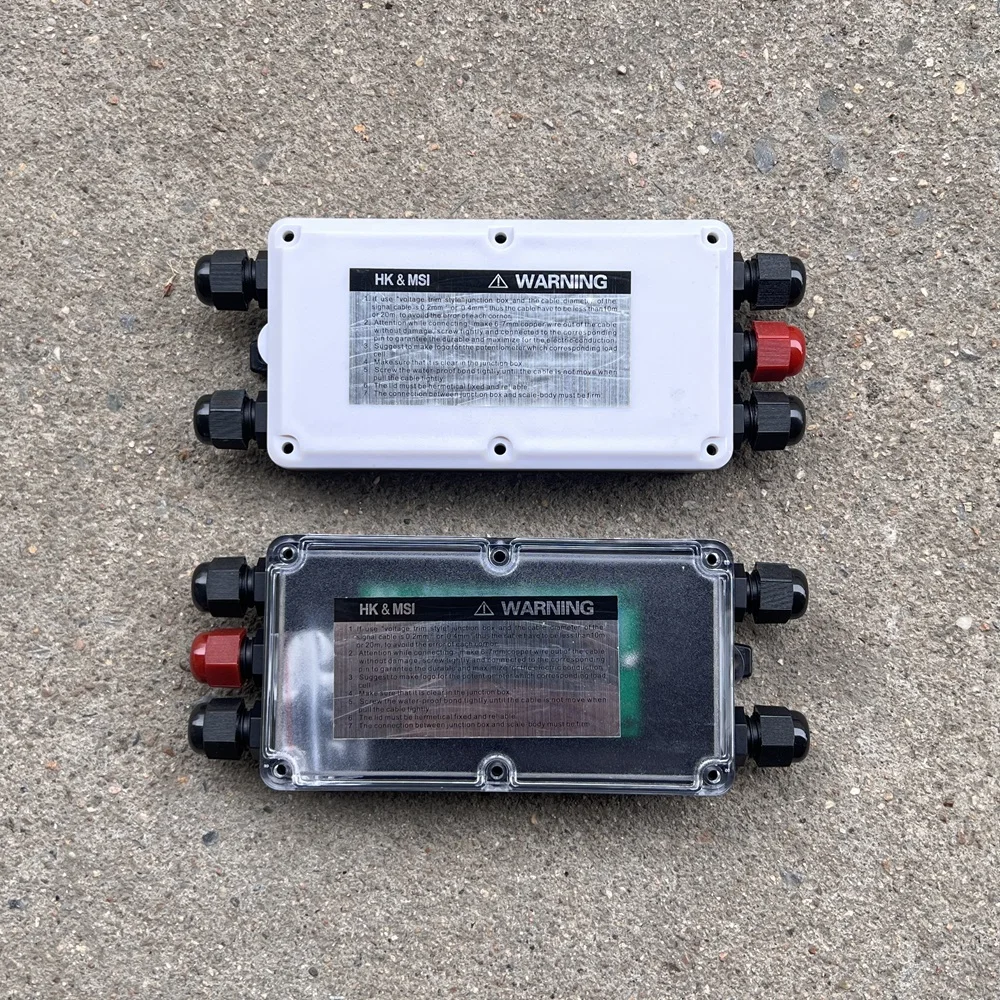 Jack Pallet Scale Floor Scale 4 Wire Plastic Junction Box With White Covers and Free Logo Stickers