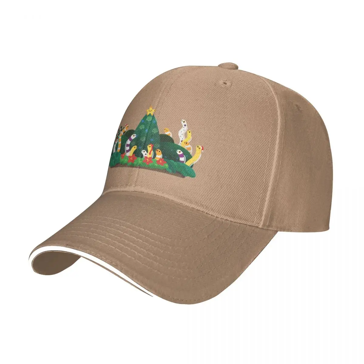 Christmas garden eel Bucket Hat Baseball Cap hat new in the hat hats for men Women's