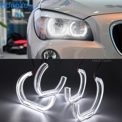 For BMW X1 E84 2009 - 2015 halogen headlight Excellent DTM Style Ultra bright led Angel Eyes rings Retrofit Accessories