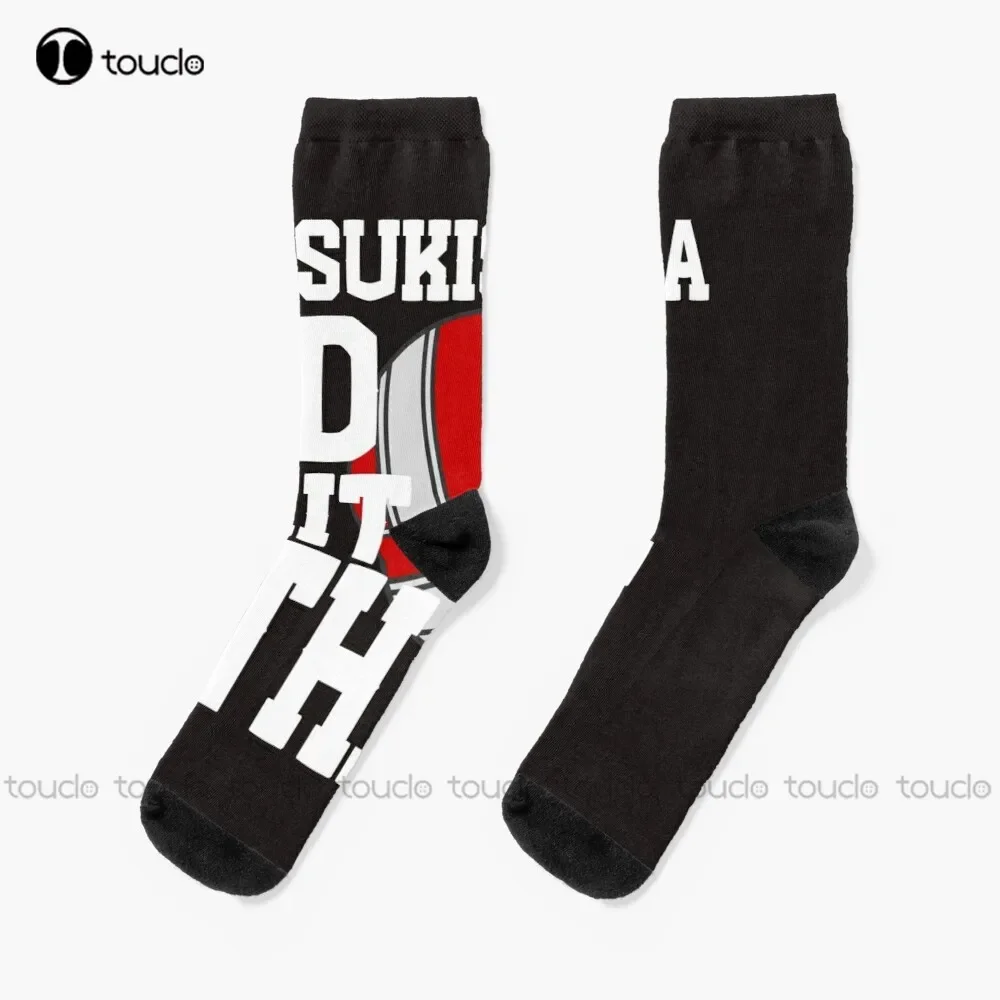 

Tsukishima Kei Socks Women Workout Sockss Personalized Custom Unisex Adult Teen Youth Socks 360° Digital Print Christmas Gift