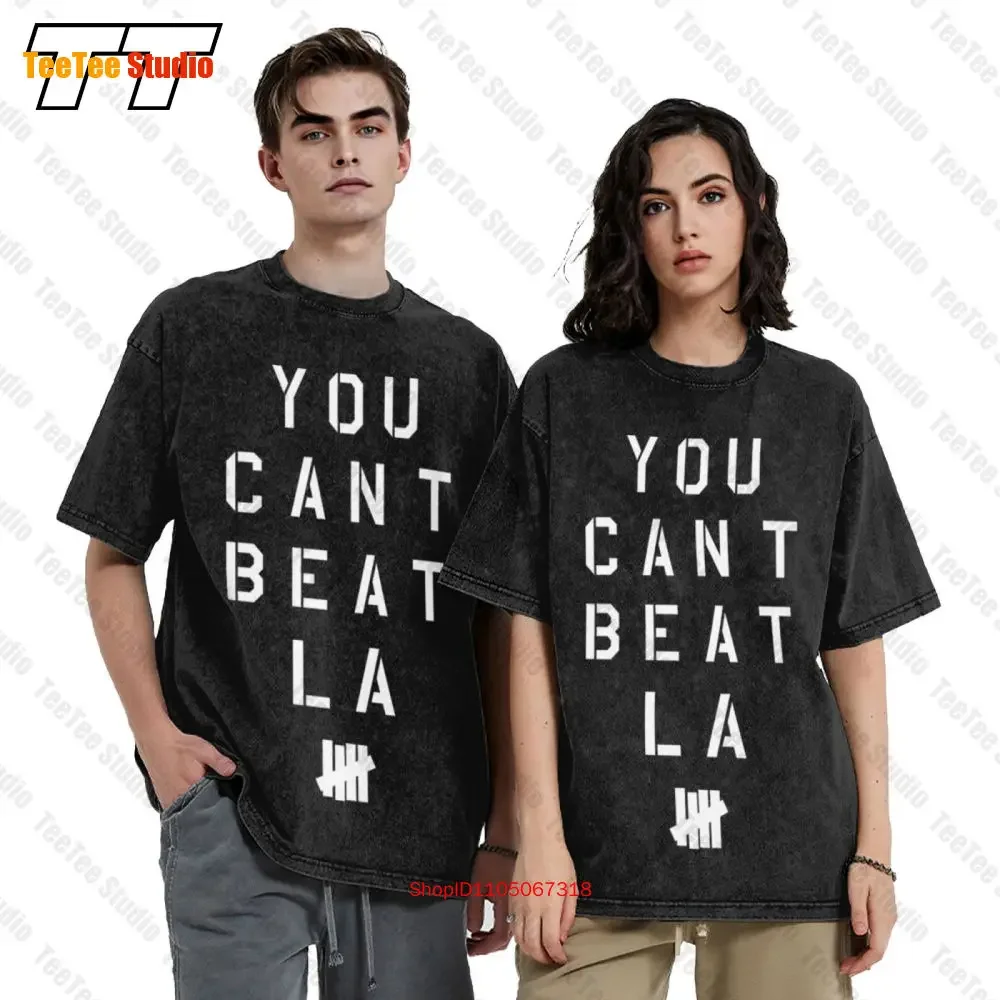 Undefeated Los Angeles Exclusive You Cant Beat La Vintage Oversized T-Shirt M18Q