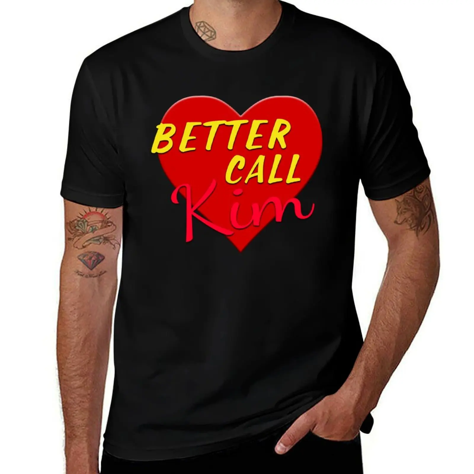 

Better Call Saul T-ShirtHeart Better Call Kim T-Shirt anime figures Aesthetic clothing blacks custom t shirt plain t shirts men