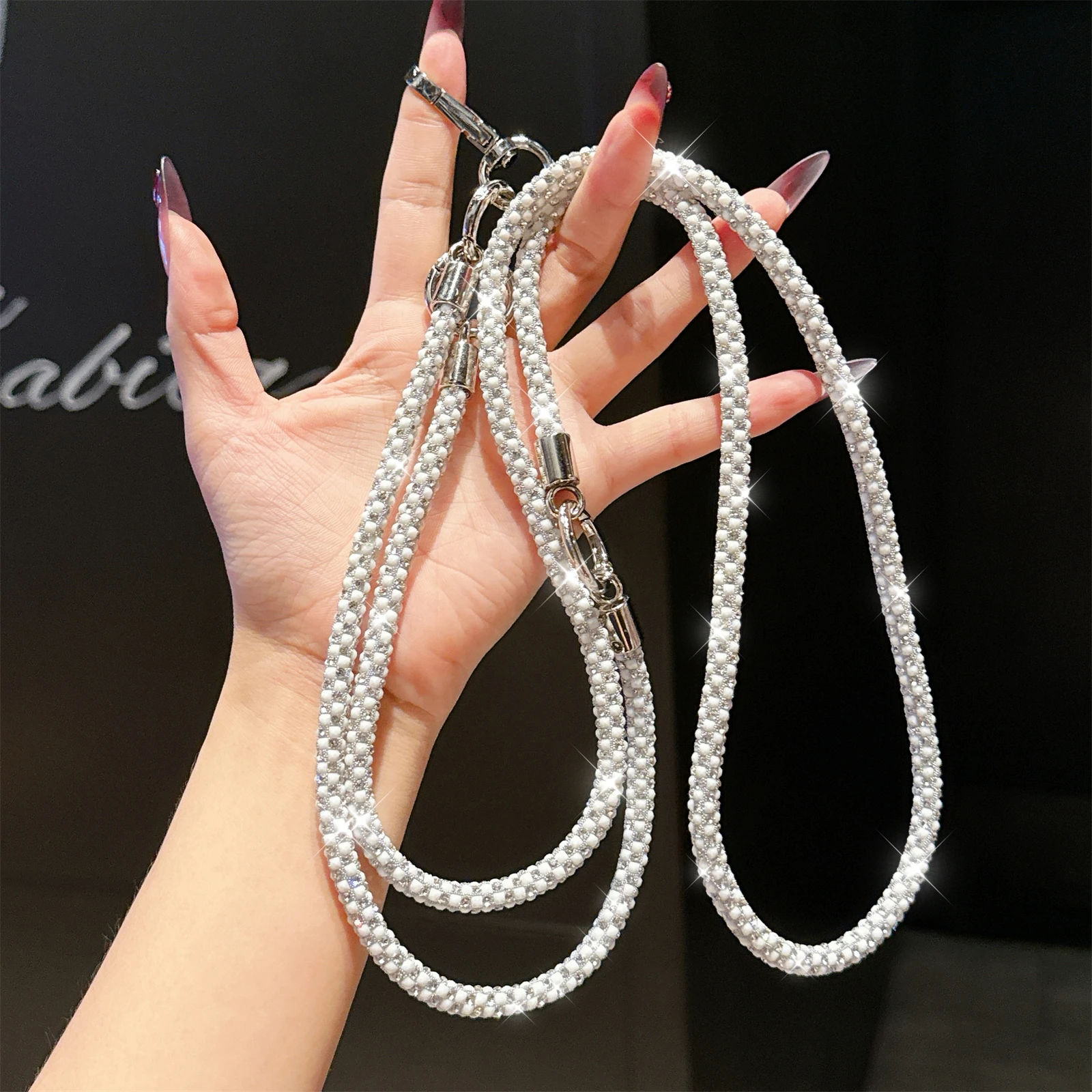

Fashion Universal Crossbody Triple Phone Lanyard For Iphone Samsung Huawei IPHON Leisure Neck Rope Hanging Cord Strap Lanyard