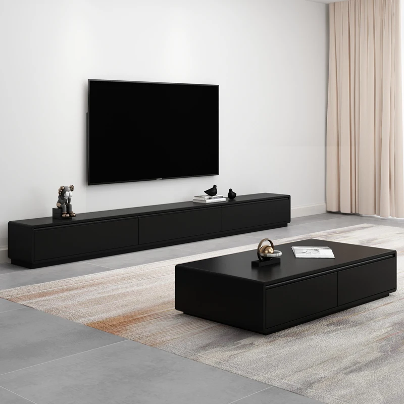 

Vertical Wood Black Tv Stand Universal Extended Minimalist Black Nordic Tv Stands Modern Designer Fernsehen Tisch Home Furniture