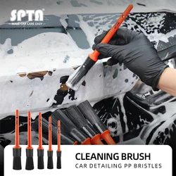 (Single Sale) SPTA Car Wash Auto Detailing Interior PP Wire Brush Set Dashboard Air Outlet Clean Accessories