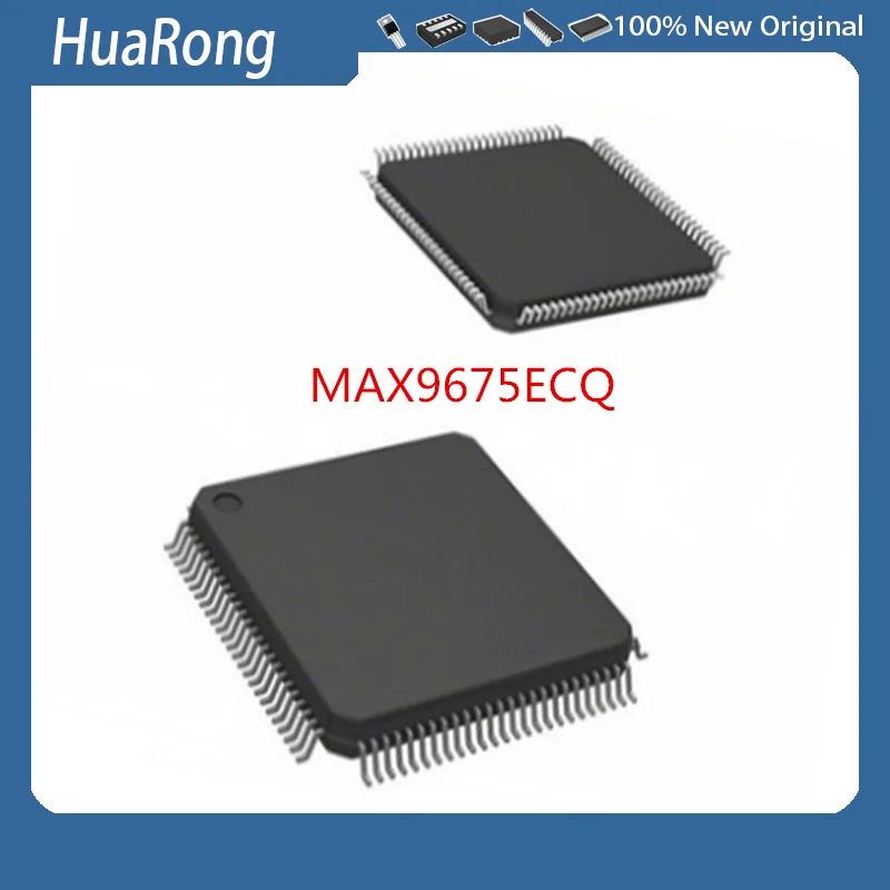 2PCS/LOT   MAX9675ECQ   MAX9675    TQFP100
