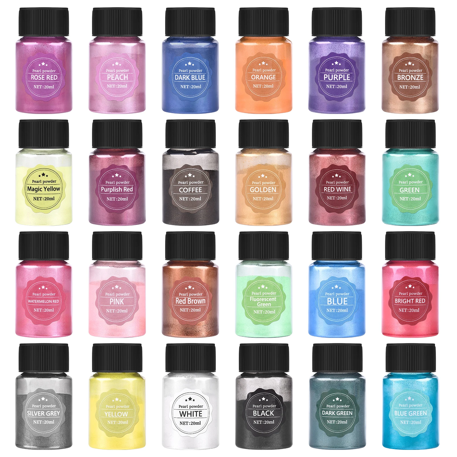 24 colori 10g perlescente mica - Pearl Powder Resin recensione e prezzo
