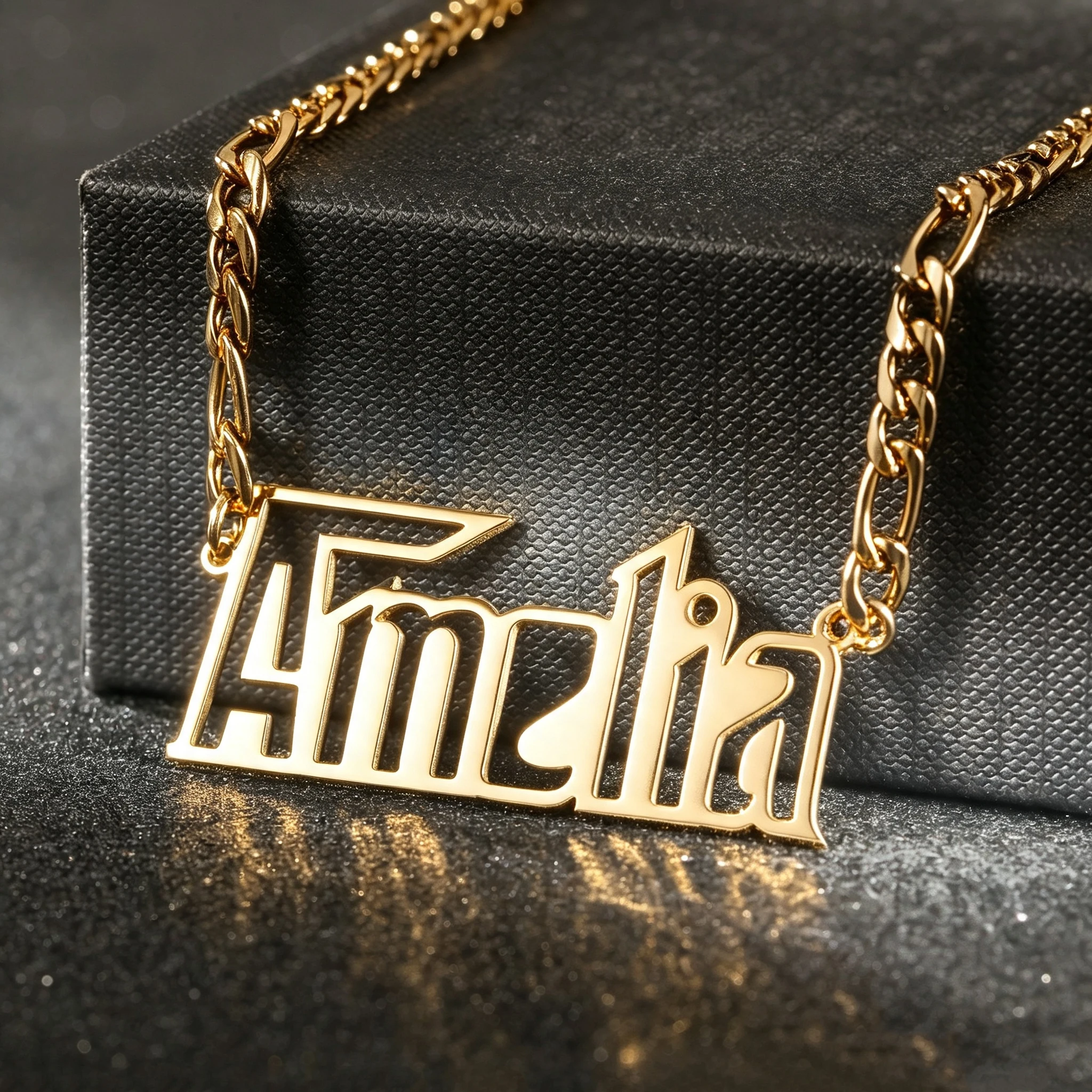 Custom Signature Necklace Personalized Hollow Name Choker Bespoke Dainty Nameplate Necklaces For Men Stainless Steel Jewelry