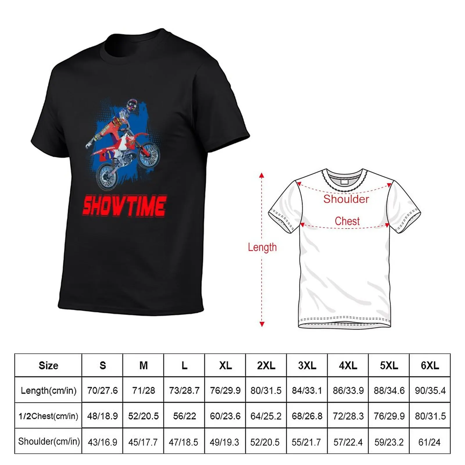 Jeremy McGrath AKA Showtime motocross legend Dirt bike Champion Gift Design 2021 2022 T-Shirt cute tops t shirt for men