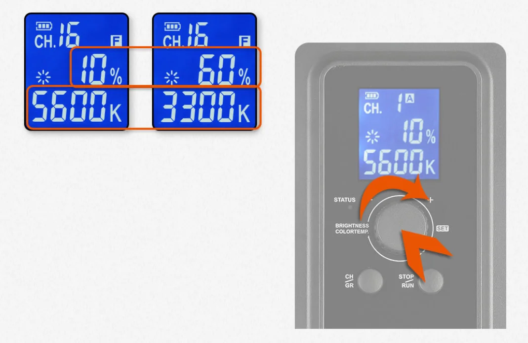 Godox LEDP260C LED كاميرا الفيديو الضوئي 3300K-5600K مع شاحن تيار متردد للمكياج TikTok Webcast Studio Lamp #3