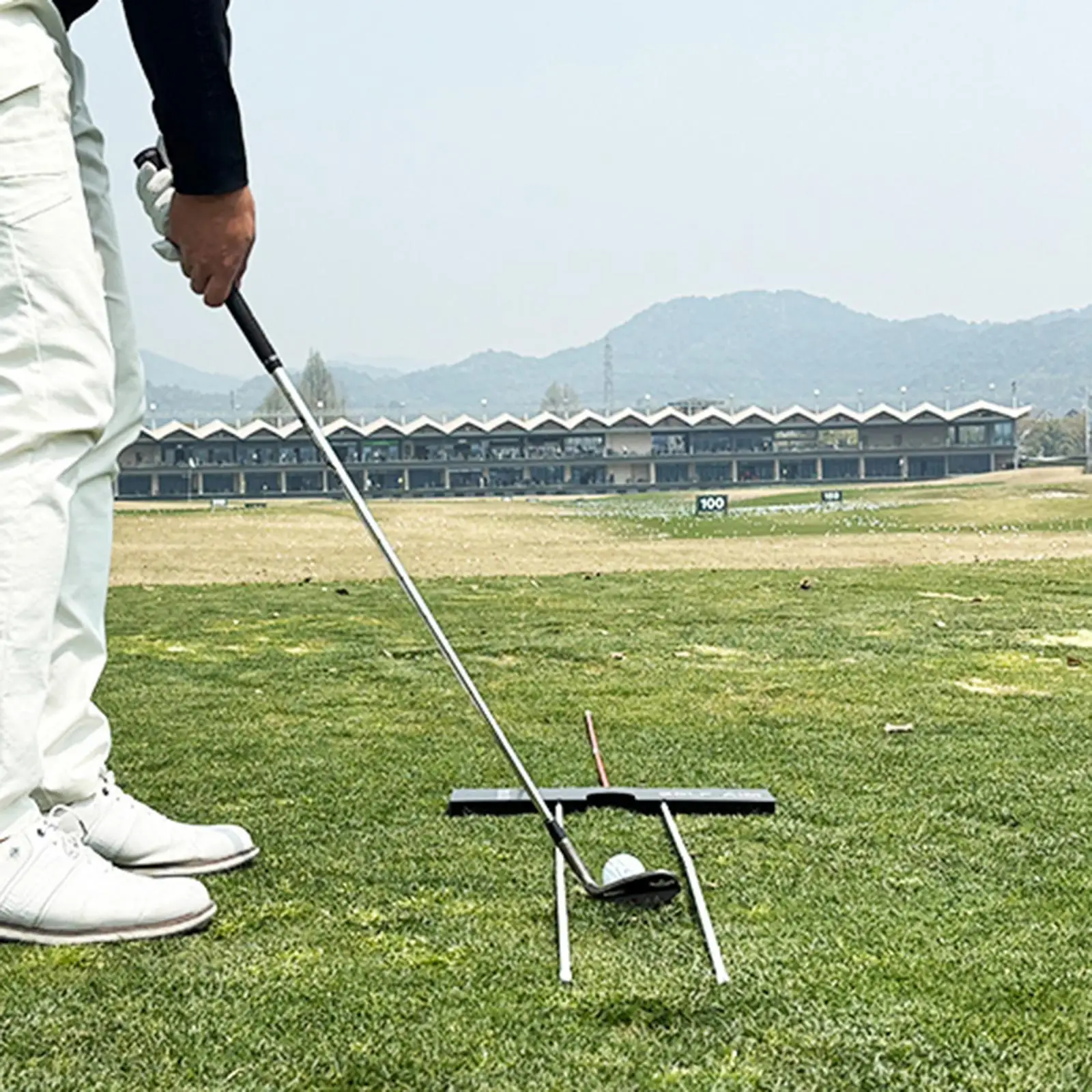 

Golf Training Aid Putting Training Equipment Portable Innovative 3 in 1 Practice Tool Golf Alignment Practicing for Beginners