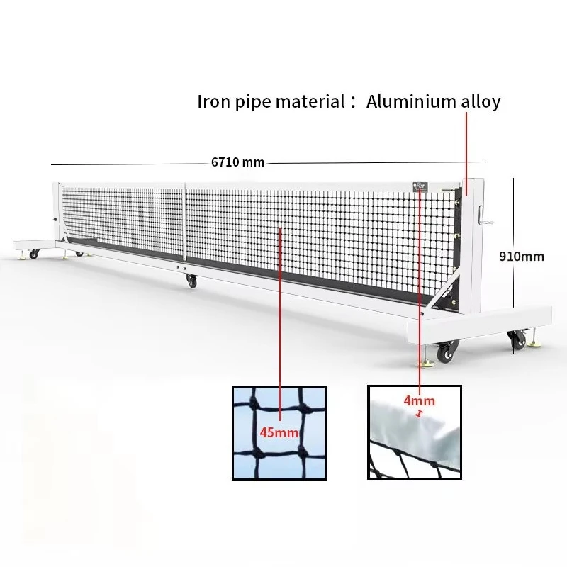 Arronax Aluminium Alloy Frame Pro Pickleball Net System 22 FT Regulation Net Portable for Backyard Indoor Outdoor