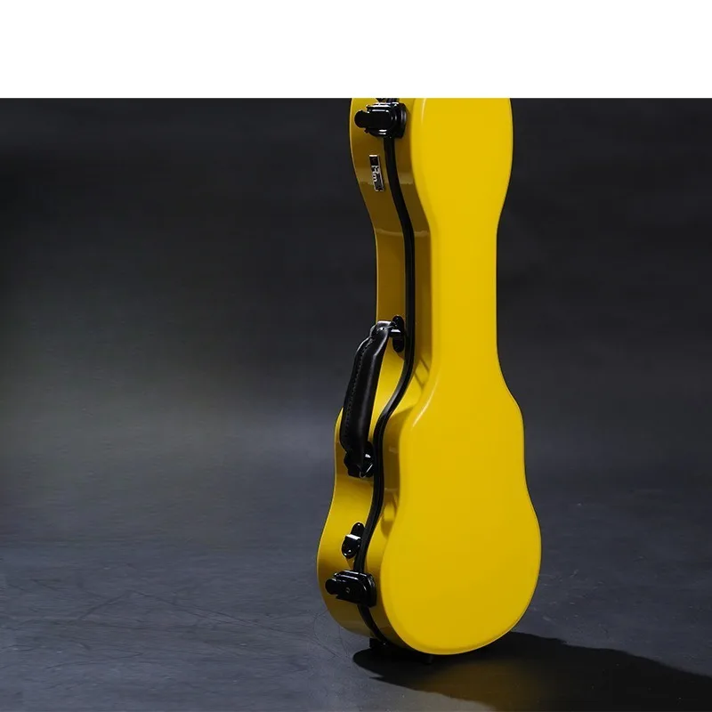 Ukulele 21-inch bright mallet head small four-string box hard shell anti-collision single shoulder diagonal straddle case