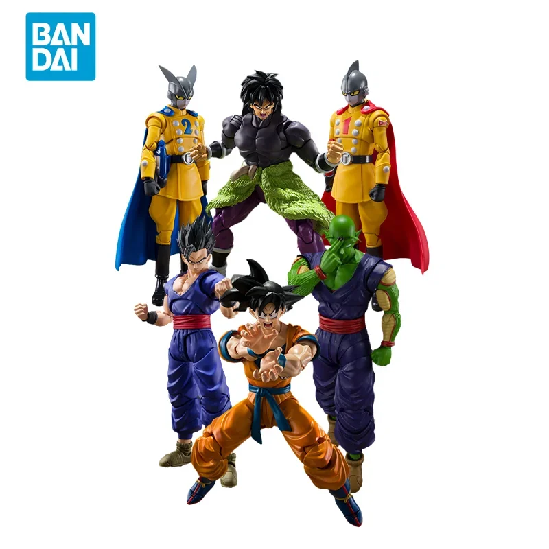 

Spot Direct Bandai Genuine Dragon Ball Anime SHF SON GOKU VEGETA SON GOHAN BEAST SUPER HERO Action Figure Gift Toys for Kids