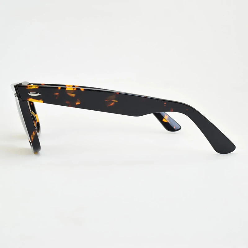 SUN Brille Classics Glaslinse Acetat Sonnenbrille Herren Y-2140 Doppelniet Design Brille Elegante weibliche quadratische UV-Sonnenbrille – Detail 11