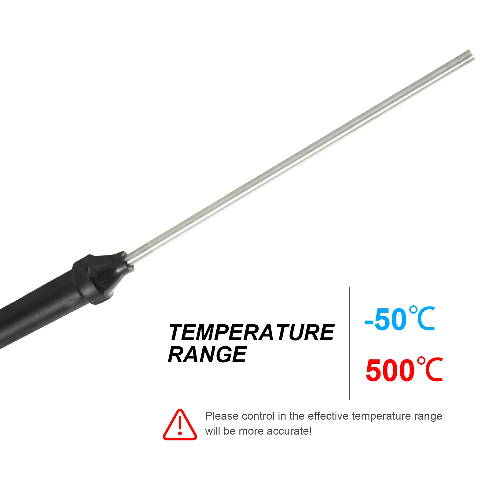 

Stainless -Type Thermocouple Probe Digital Thermometer Compatible Bending Forming No Crack Risk K-Type Thermocouple