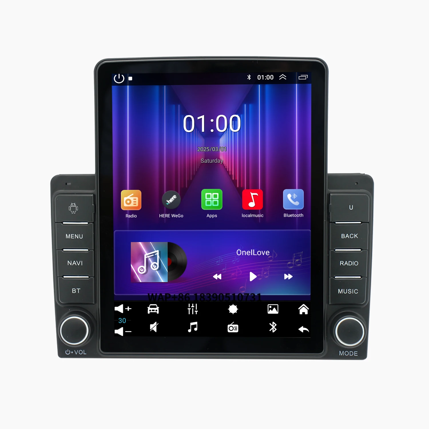 

Universal 2 Din Head Unit 9.5 Inch Android 10.0 Car Radio Vertical Touch Screen Stereo Navigation Radio Car DVD Player