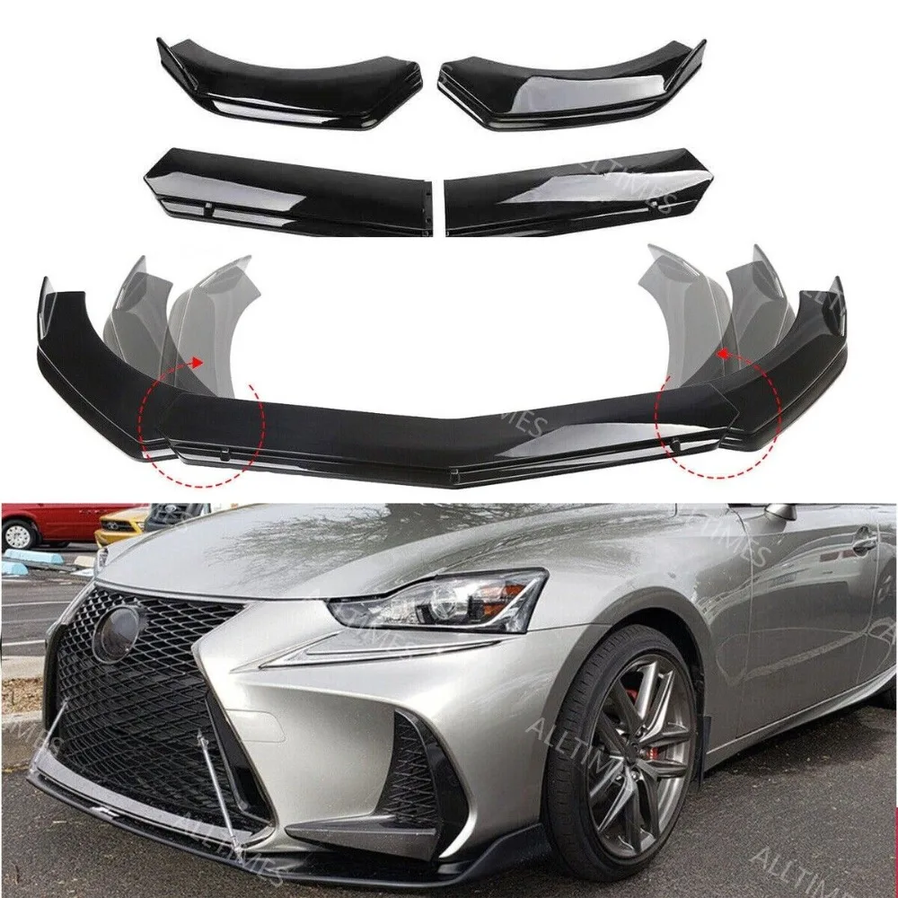 

For Lexus IS250 IS350 IS300 Front Bumper Lip Cover Spoiler Splitter Diffuser Kit United States