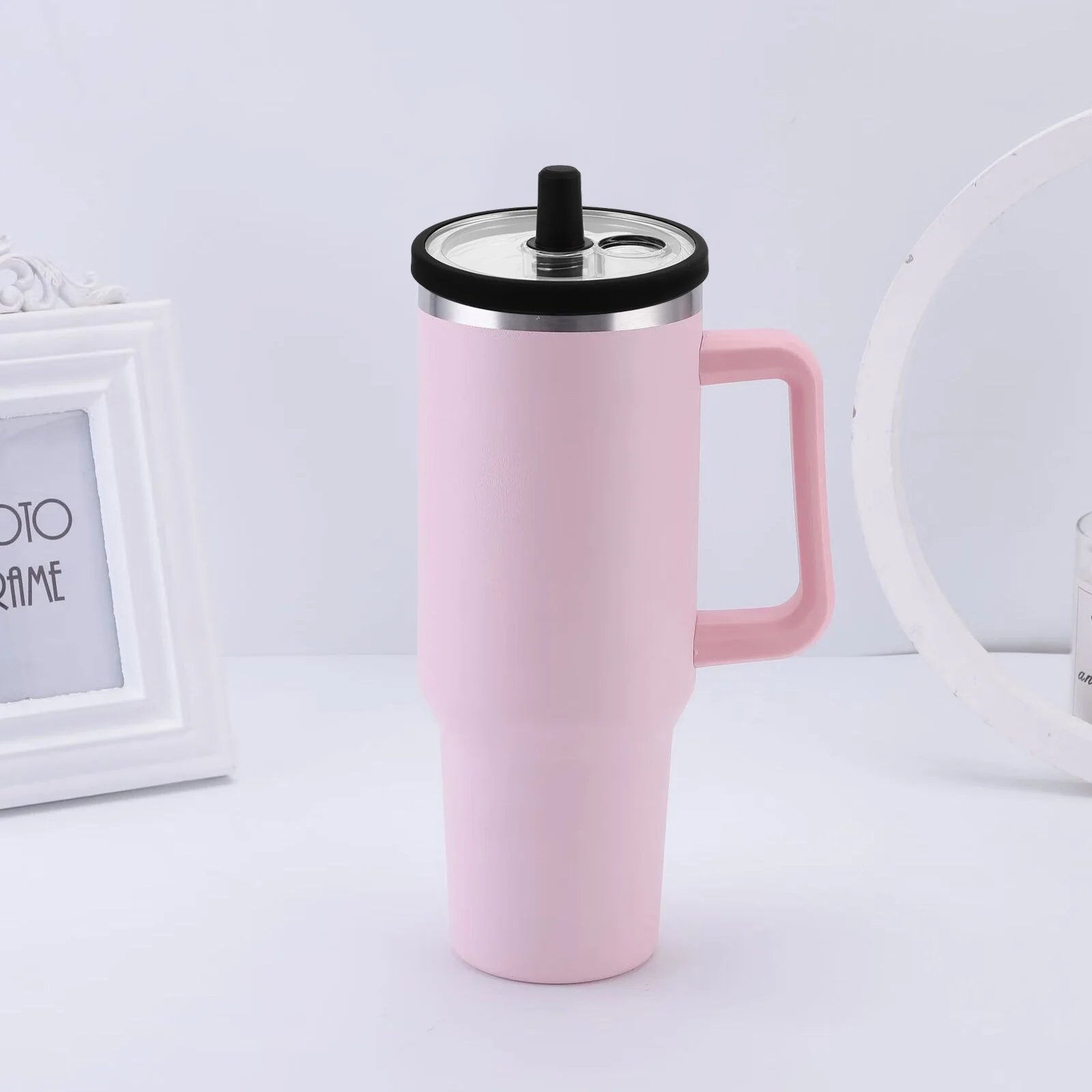 

2Pcs Transparent Spill-Proof Replacement Lids for Tumbler Cups Splash-Resistant Clear Sealed Covers Travel Mug Accessories