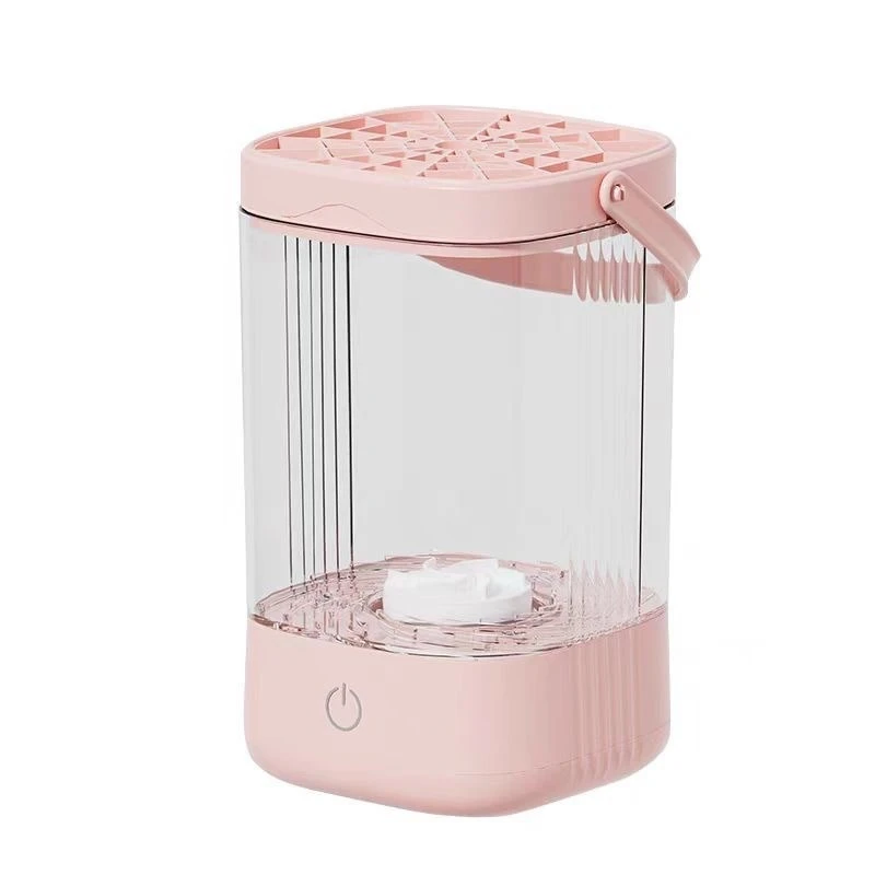 2025 Nuovo USB Detergente per pennelli per trucco elettrico Pennelli per trucco ricaricabili Strumento di pulizia Supporto per pulizia automatico per pennelli per trucco Devic