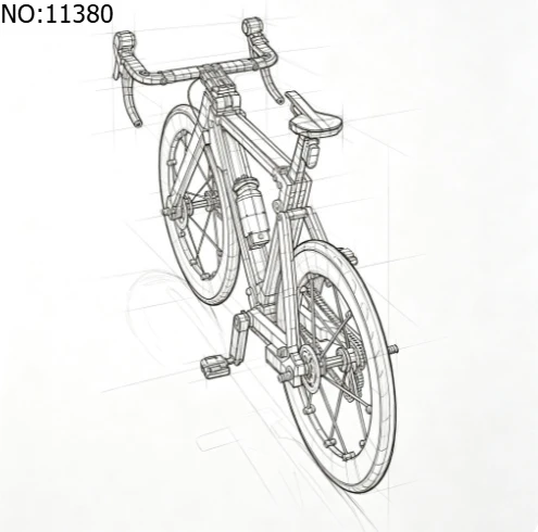 2026 New Bicycle Home Decoration Toy Model, Suitable for Adult Building Activities and Holiday Gifts