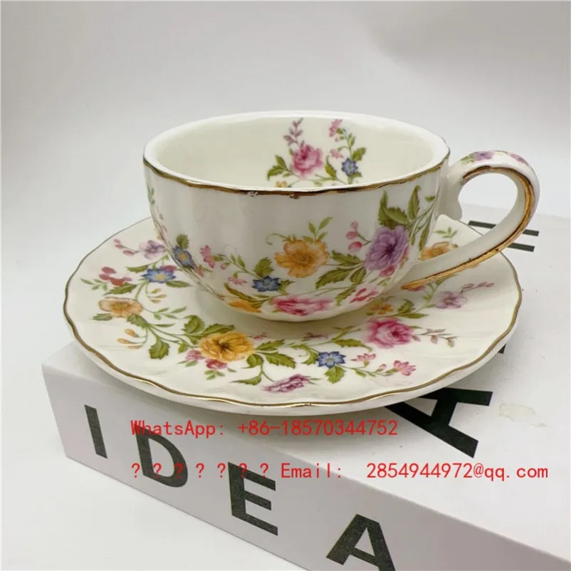 90Ml Exquisite Concentrated Coffee Cup High Value Afternoon Tea Cup 6 Cups 6 Plates European Gift Box