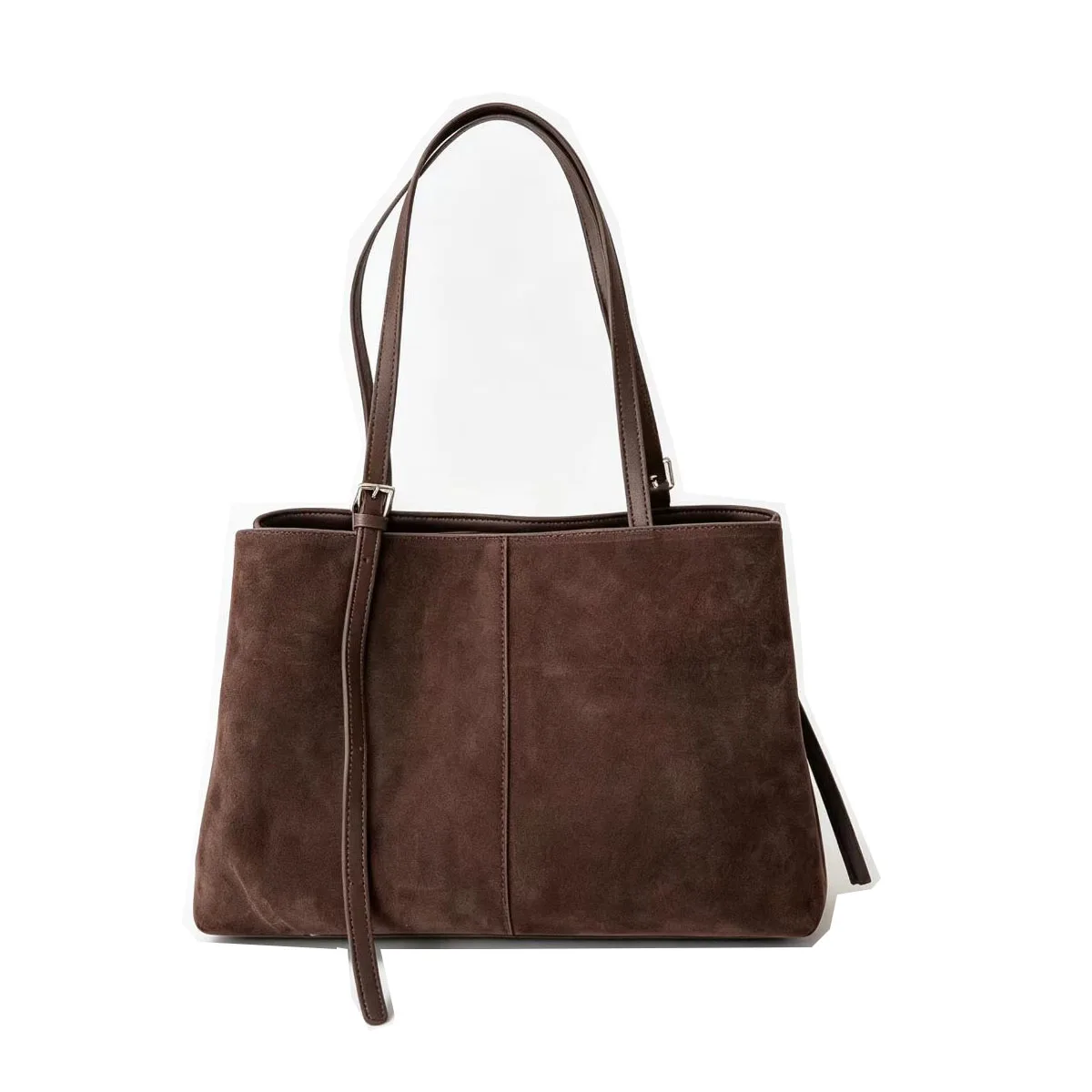 Patchwork Ladies Genuine Leather Handbag Multi-functional Women Tote Bag Autumn or Winter Suede and Cow Leather Shoulder Bag