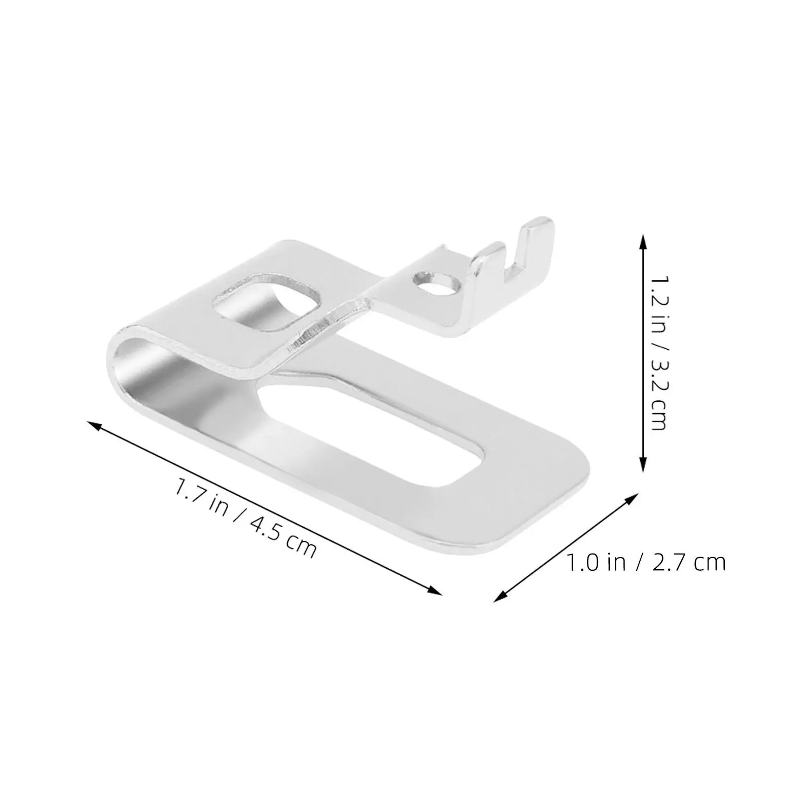 1 Set Electric Drill Holder Hanger Tool Hook For Handsfree Use Durable Metal Hanging Organizer Compatible With Dewalt N268241 view 3