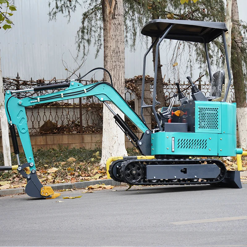 Custom 1.8 Ton Mini Excavator Multifunctional Diesel Power Small Digger Construction Machinery For Home Use And Rental Services