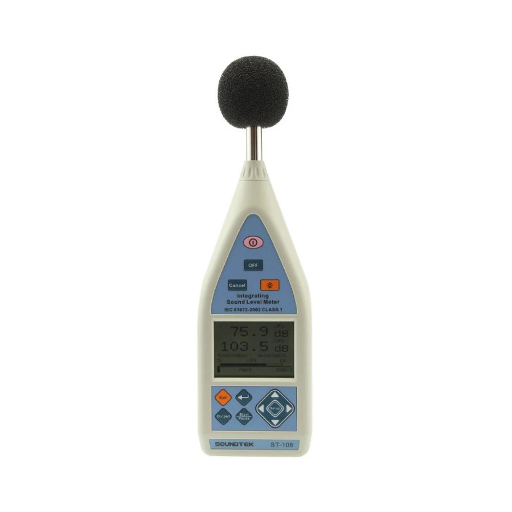 Tenmars ST-106 Class 1 Integrating Sound Level Meter Noise Meter Measurement Range 30dB -130dB