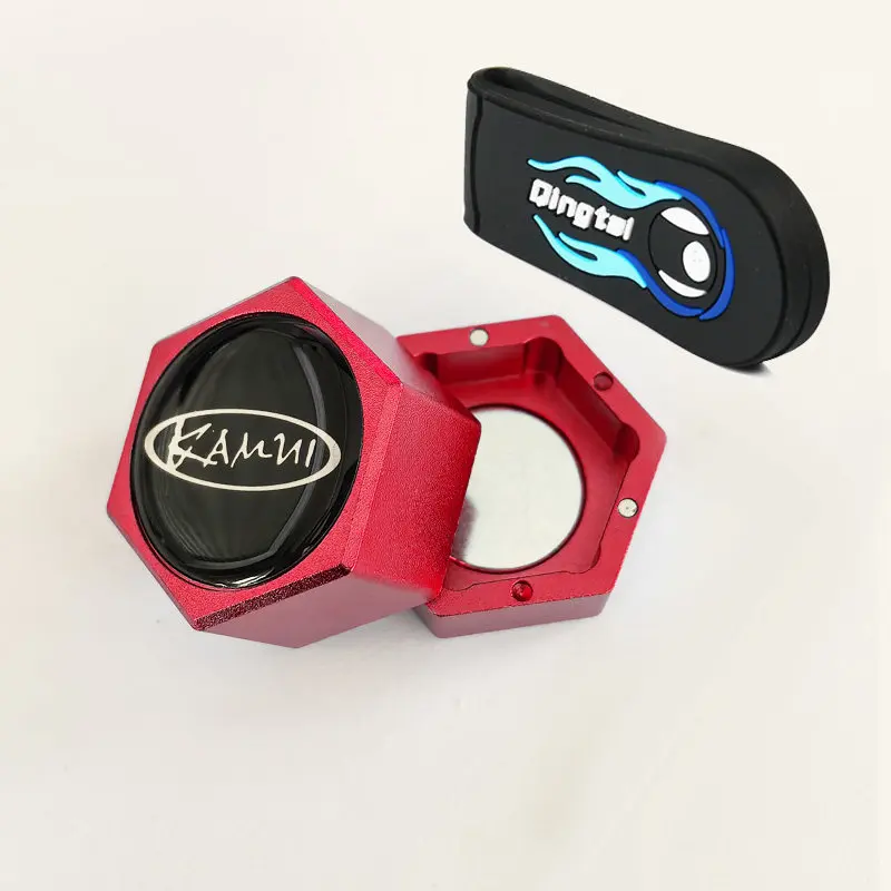 Aluminum Alloy Qiao Ke Powder Box High-grade Strong Magnetic Suction Storage Qiao Ke Clip Qiao Ke Box