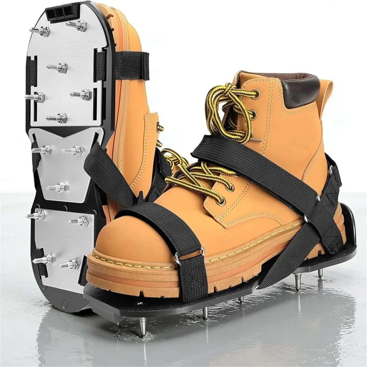 DT35BG Epoxy Floor Spiked Shoes, Fully Assembled Gunite Spiked Shoes with 3/4
