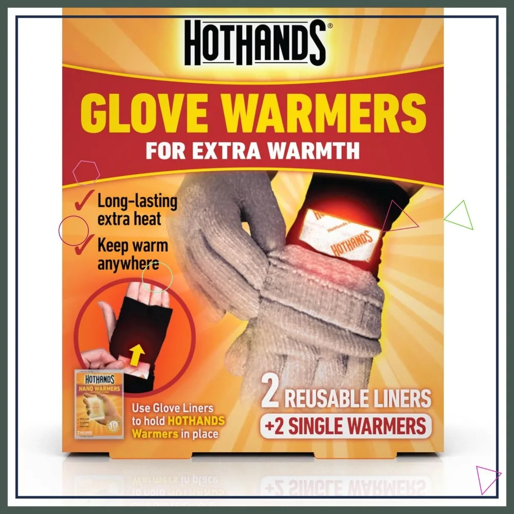 

Stretchy Comfortable Glove Warmers with Built-in Pockets for Hand Warmers, Easy to Wear