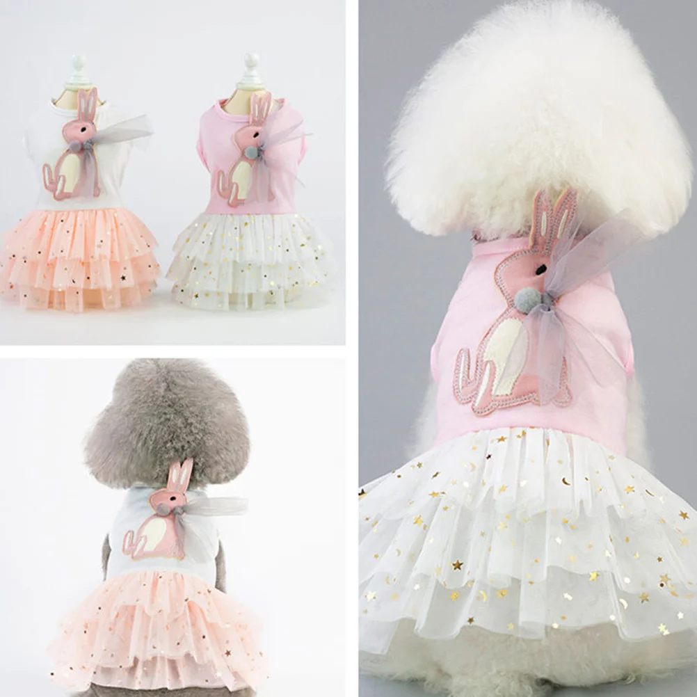 

Adorable Pet Lace Dress for Dog Puppy Size L Ideal for Travel Cosplay Parties Lightweight Durable Attractive Design