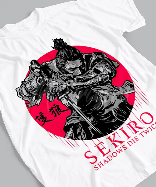 Intriguing Unisex Sekiro Shadows Die Twice Samurai - Inspired Shirt