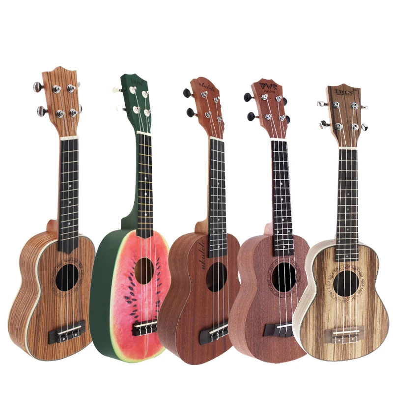 21 Inch Ukulele sturdy Sapele 12Fret  / 15 Fret Four Strings Musical Instrument