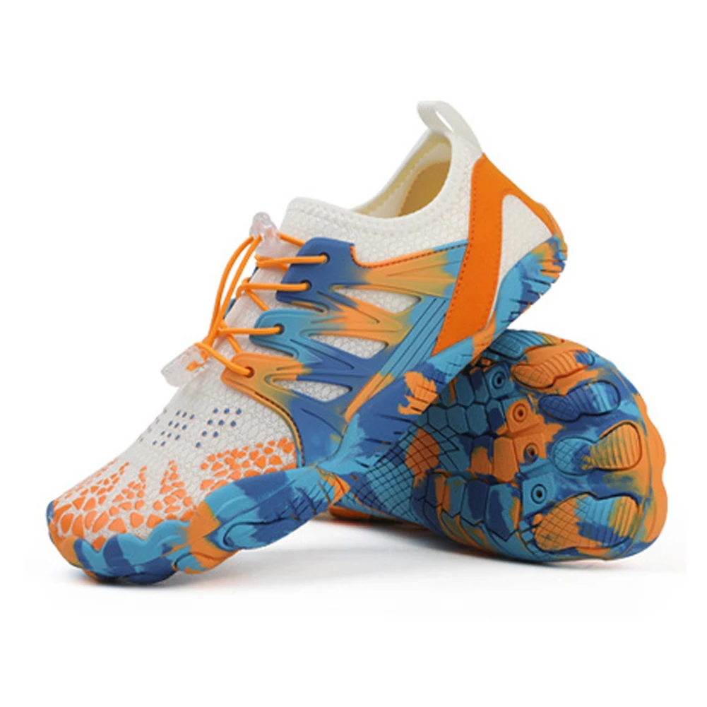 Buty do wody dla mężczyzn kobiet oddychające buty z palcami odkryty lekkoatletyczny buty sportowe do uprawiania turystyki pieszej buty do nurkowania