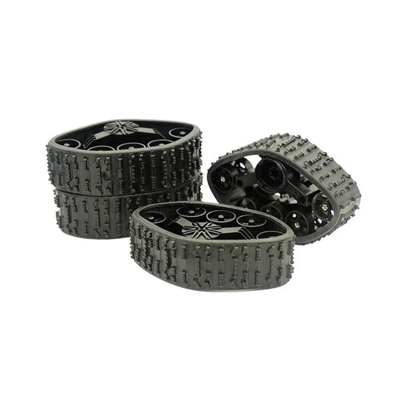 

FBIL-8Pcs Snow Track Wheel Tire For WPL C14 C24 C24-1 B14 B24 1/16 RC Car Upgrade Parts Accessories