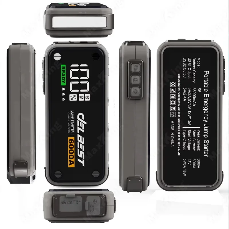 6000A high-quality car battery starting power supply 12v emergency power supply car mobile power supply car jump