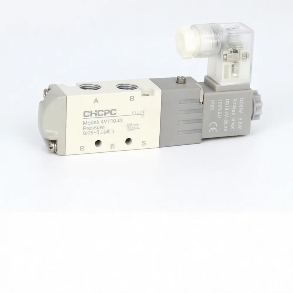 2 Position 5 Way Solenoid Valve Pneumatic Control Air Valve Standard Electrical Interface For Automated Systems Gear