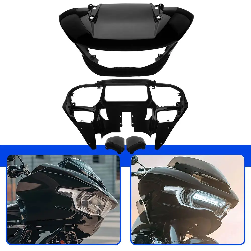 

Motorcycle Front Inner & Outer Fairing Headlight Cover For Harley Road Glide CVO/SE FLTRXSE 2023-25 ST FLTRXSTSE FLTRX 2024-26