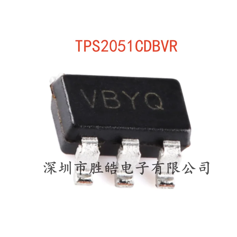 (10PCS)  NEW   TPS2051CDBVR    USB Power Switch Chip    SOT-23-5     TPS2051CDBVR   Integrated Circuit