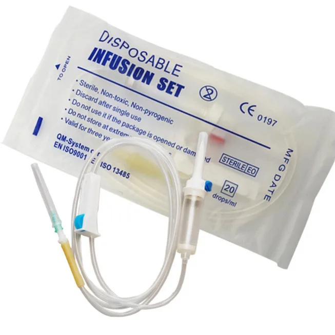 

Sterile Liquid Drip Medical Disposable Intravenous Device, Drip Set Individual Packing