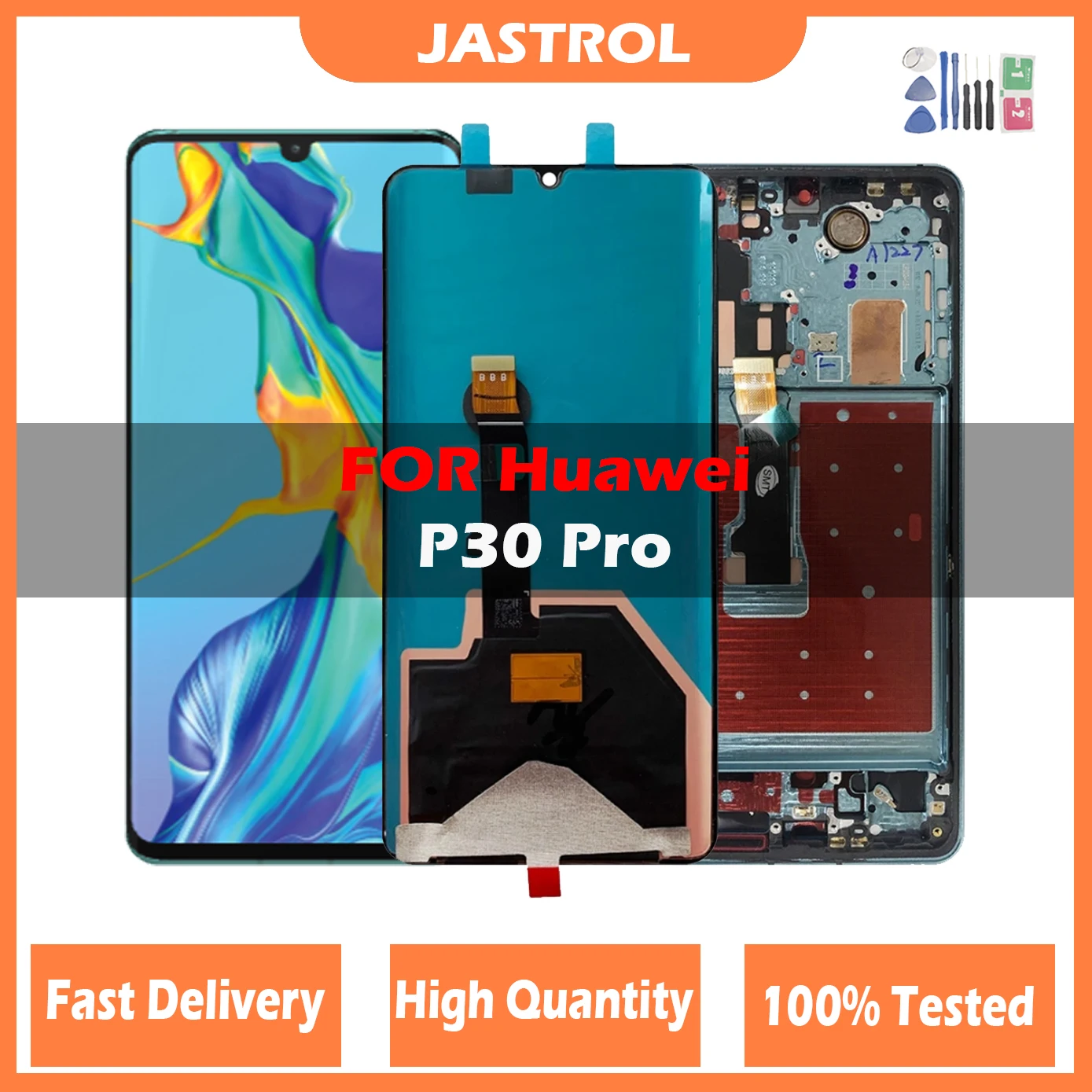 LCD para Huawei P30 Pro pantalla LCD pantalla táctil VOG-L29 VOG-L09 VOG-L04 montaje de digitalizador LCD para reemplazo de pantalla P30 Pro