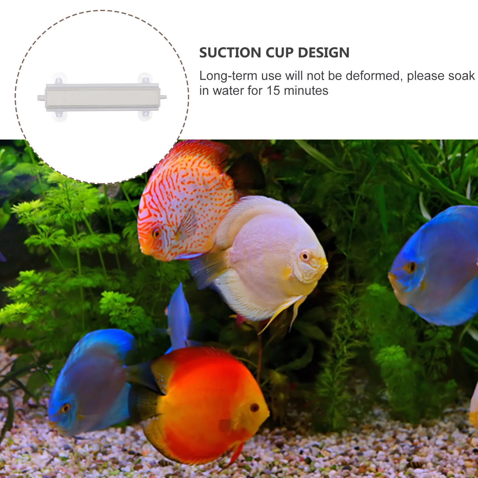 

1Pcs Fish Tank Bubble Strip Air Diffuser for Aquarium Oxygen Tube Bubbling Decoration Supplies Landscape Aeration System