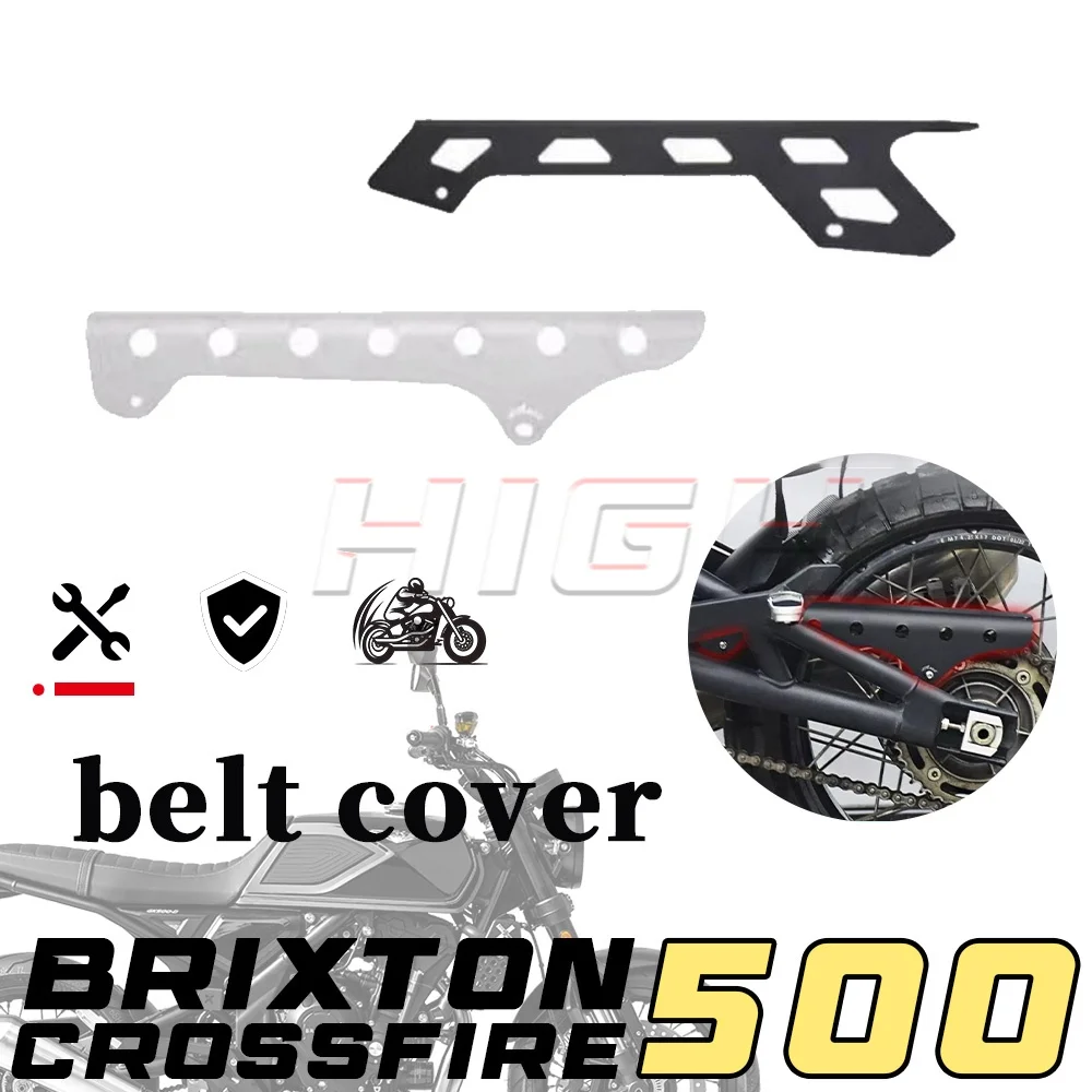 Chain guards and sprocket covers for Brixton Crossfire 500 and GK500, also suitable for GK 500 gk500  500Crossfire